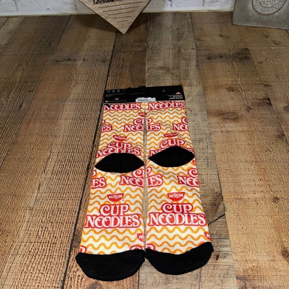 💜 Cup Noodles Socks Cool Odd Sox Size 6-13 Official Fit Cotton 2021
New